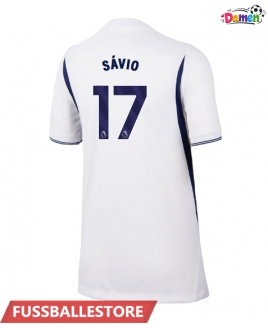 Günstige Tottenham Hotspur Savio #17 Heimtrikot Damen 2026-27 Kurzarm